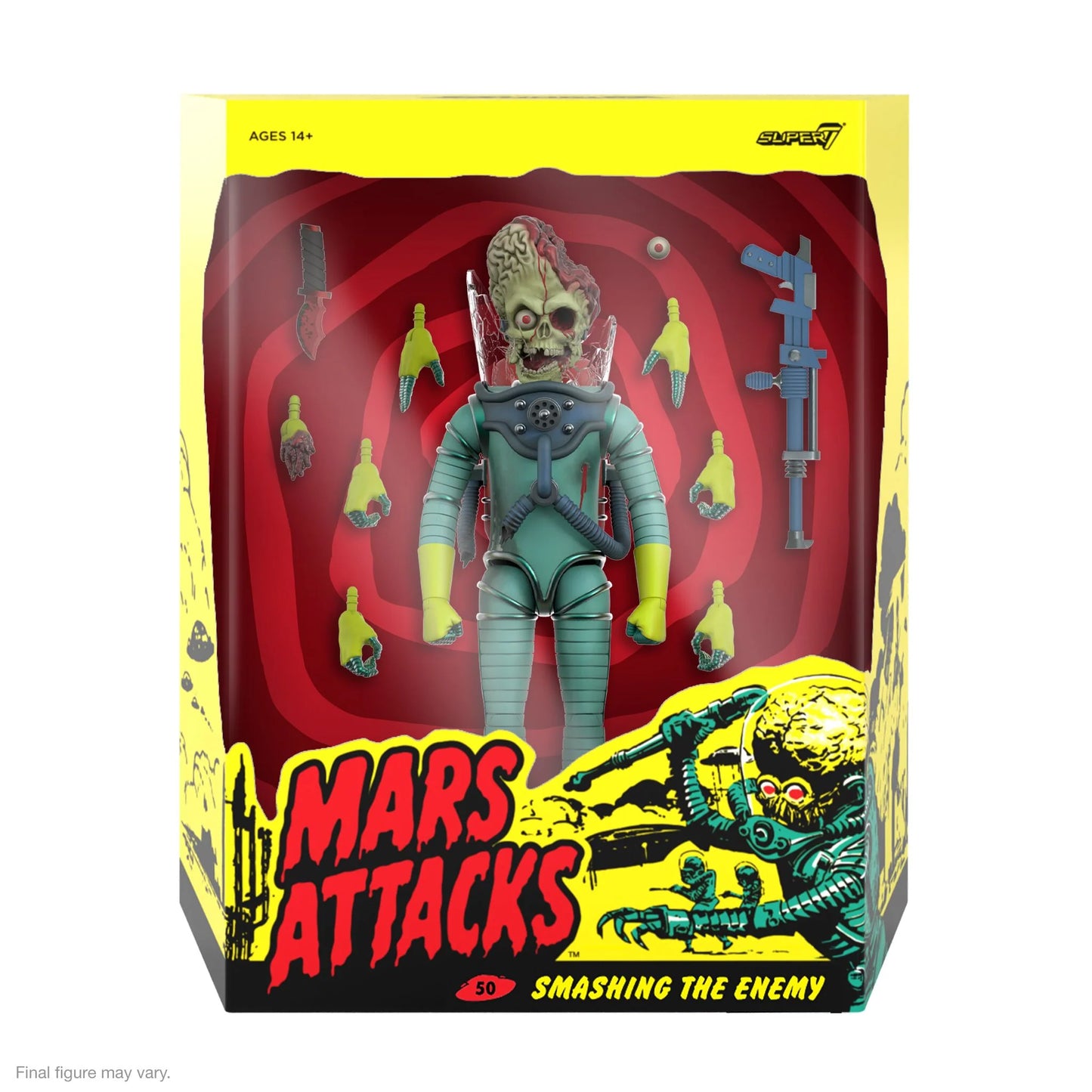 Ultimates Mars Attacks 7” Martian Smashing The Enemy (預計8月尾到貨)