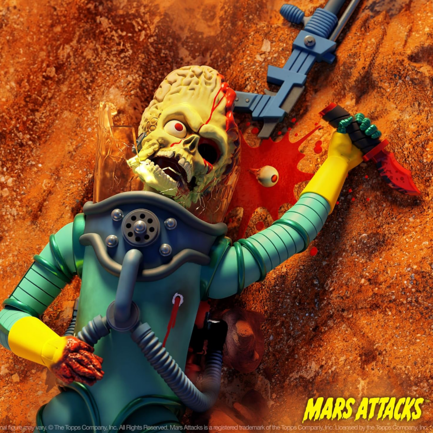 Ultimates Mars Attacks 7” Martian Smashing The Enemy (預計8月尾到貨)