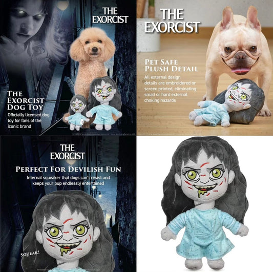 6" & 9" The Exorcist Regan Plush Squeaker