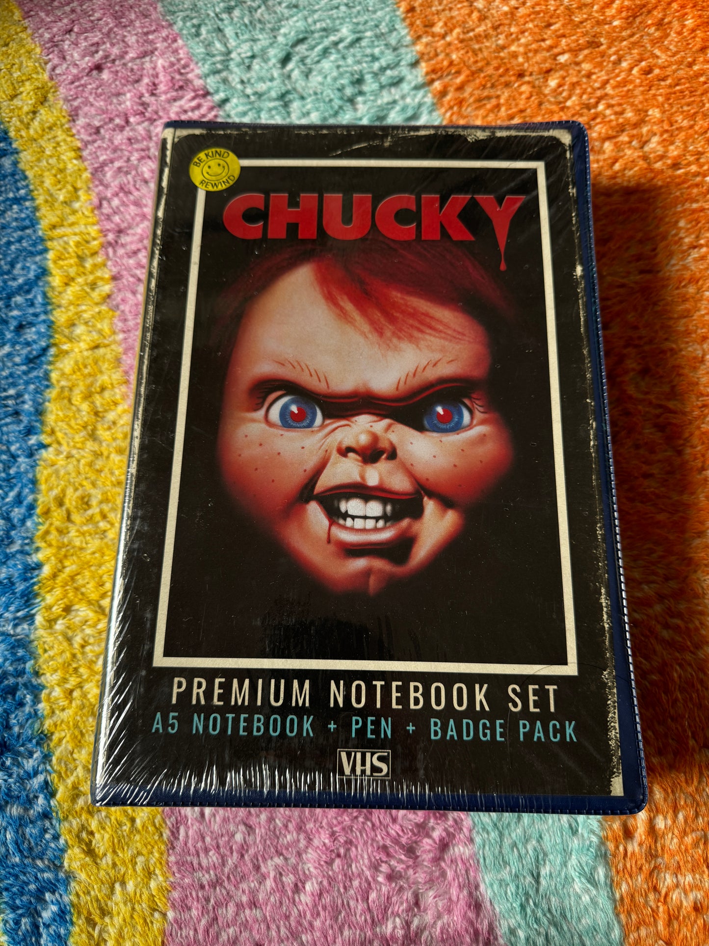 VHS Chucky Notebook Set