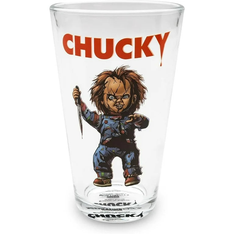 Chucky Socks 3pcs + Pin Glass Set