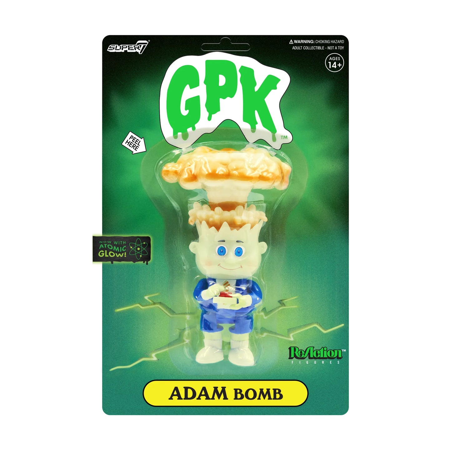 3.75“ Garbage Pail Kids Adam Bomb(Glow)