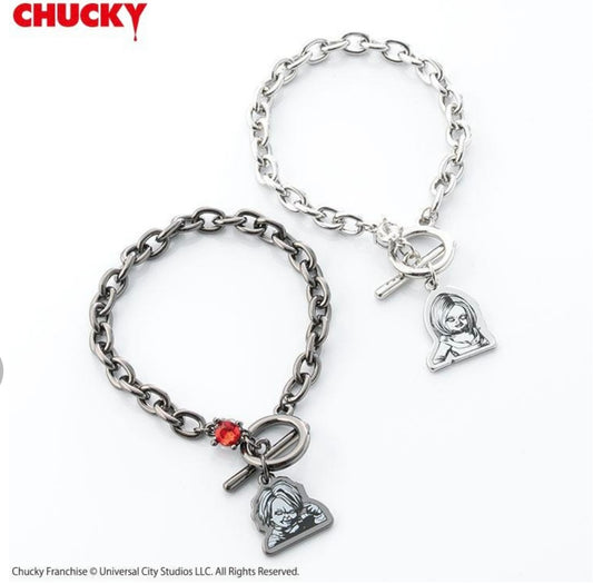 日本直送🇯🇵 Child's Play Chucky and Tiffany Chain Bracelet Set