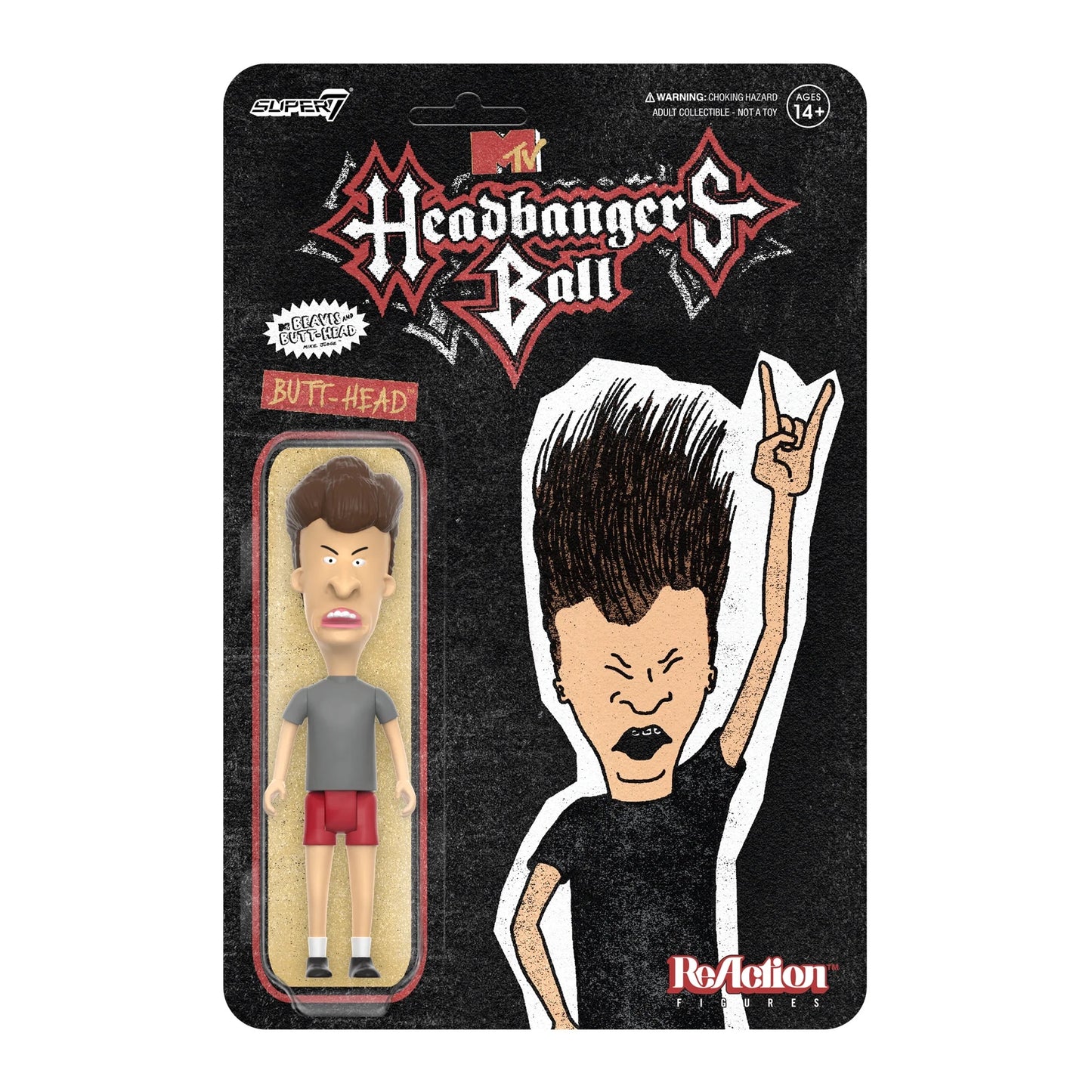 3.75" Beavis and Butt-Head Wave3 Butt-Head(Headbanger's Ball)