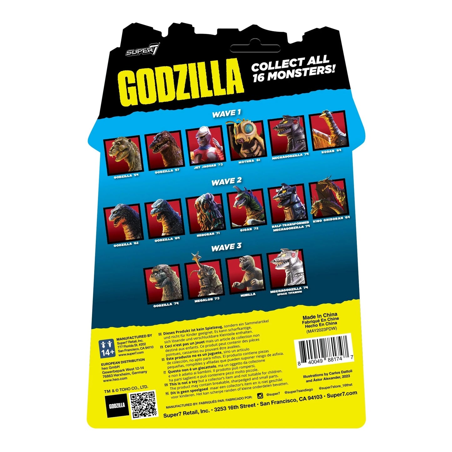 3.75" Toho Godzilla '84 (Toy Recolor)