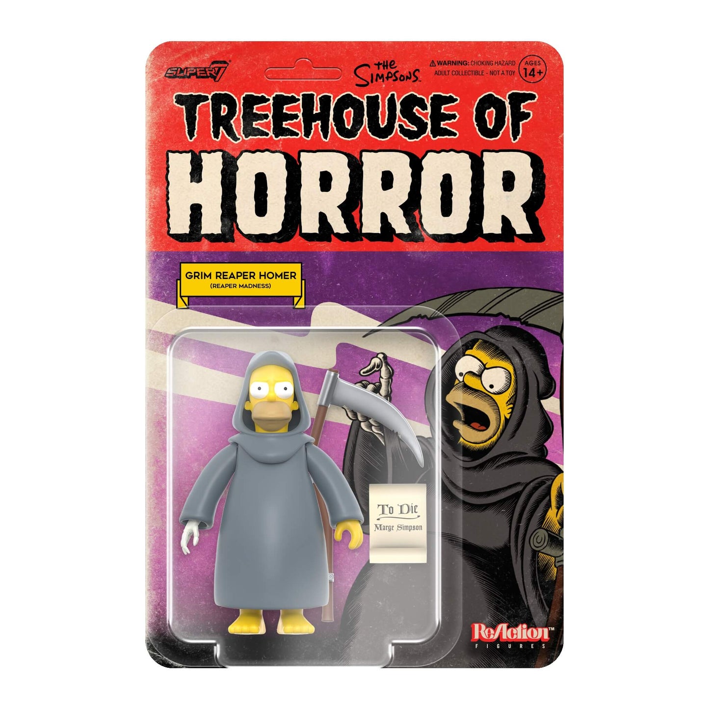 3.75" Treehouse of Horror Grim Reaper Homer