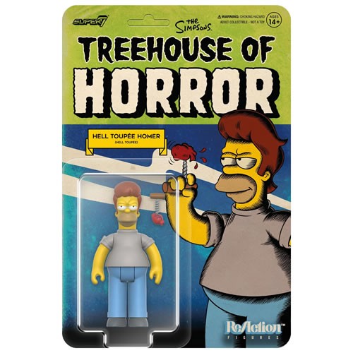 3.75" Treehouse of Horror Wave2 Hell Toupee Homer