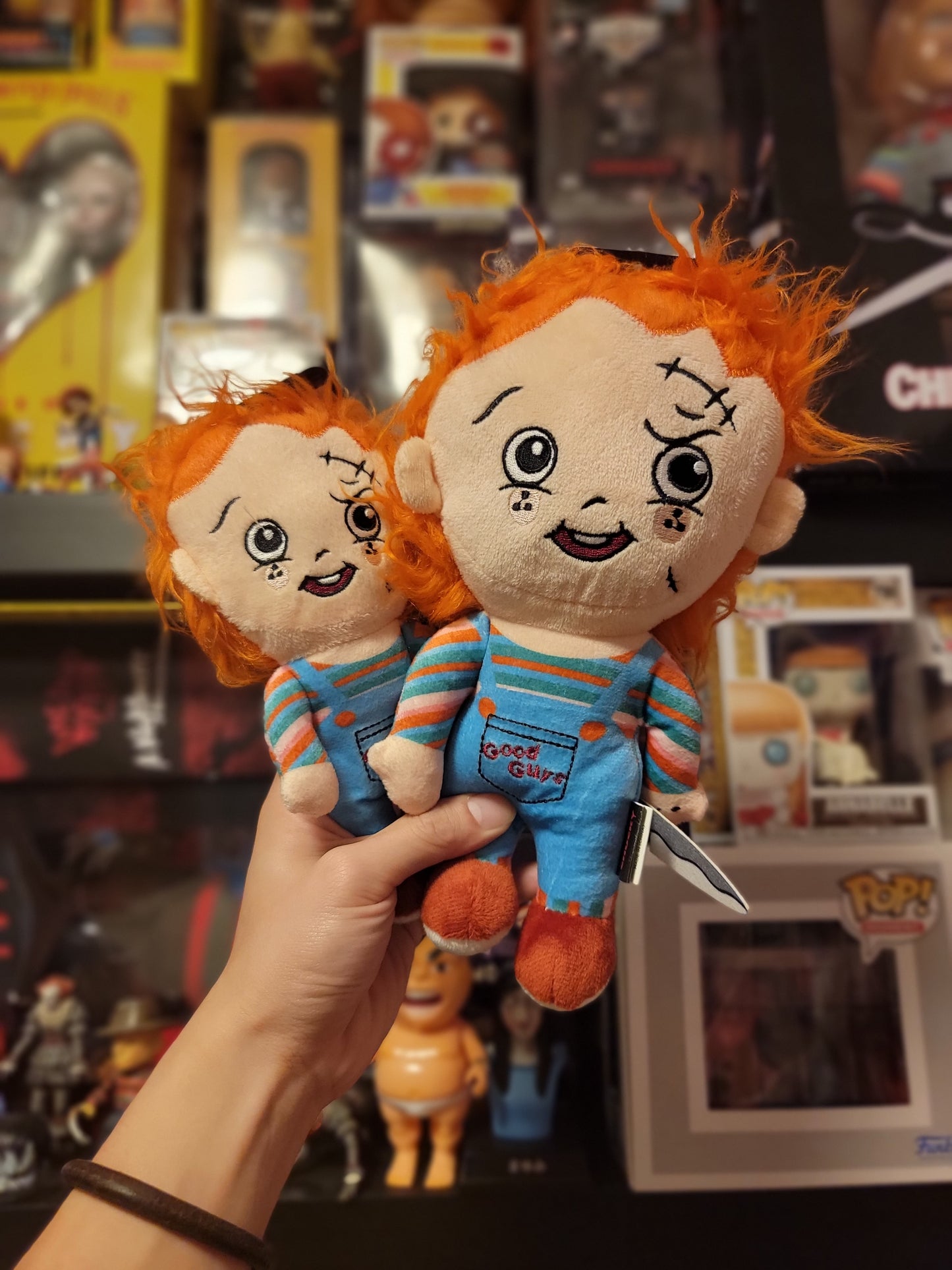 6" & 9" Chucky Pets Plush Squeaker